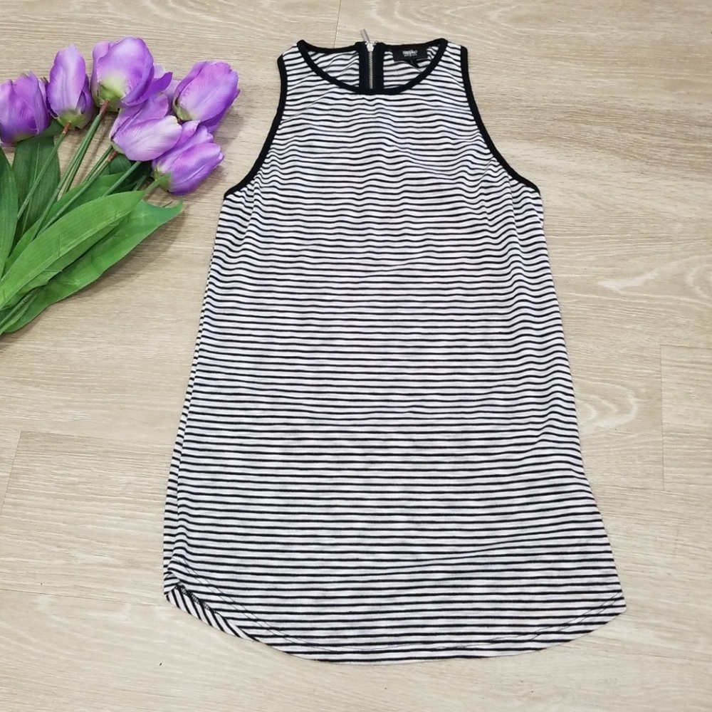 Extra Long Stripped Tank Top